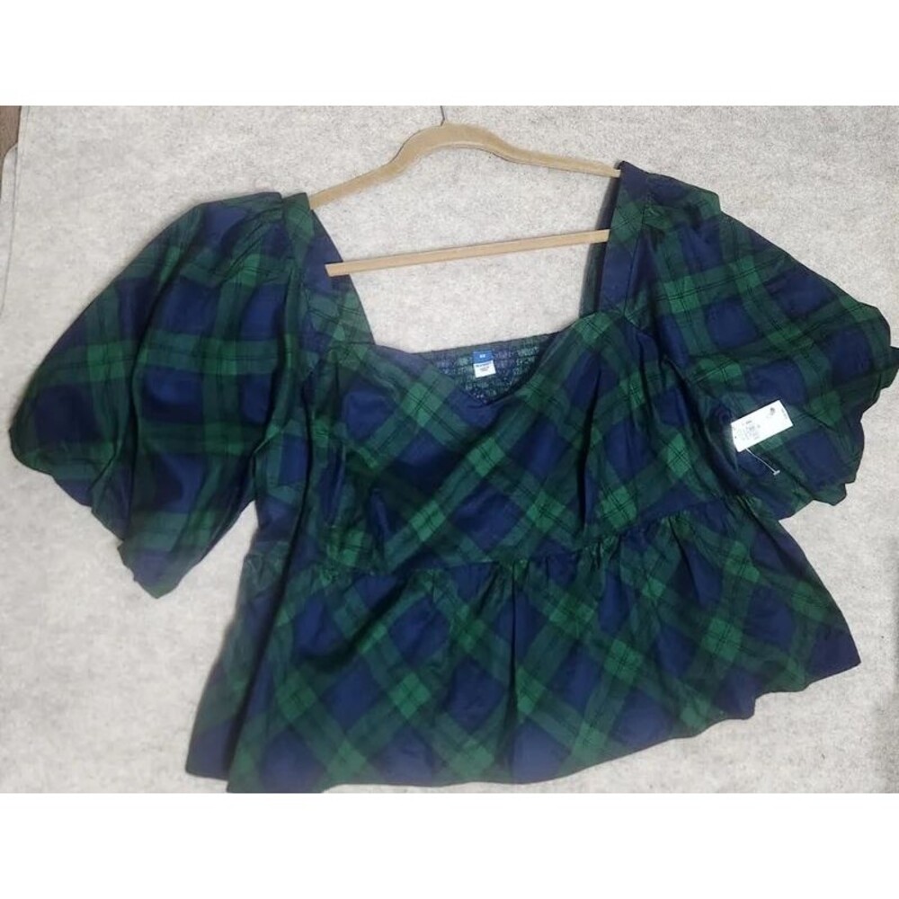 New With Tags Old Navy Women's Cropped-Peplum Blouse Size 2X